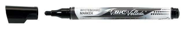 Whiteboardmarker Bic Velleda liquid rond medium zwart afbeelding