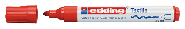 Textielmarker edding 4500 rond 2-3mm rood afbeelding