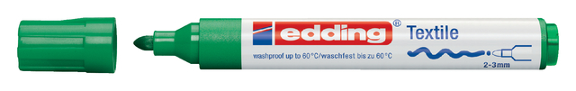 Textielmarker edding 4500 rond 2-3mm groen afbeelding