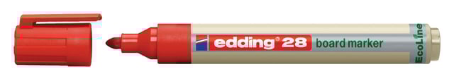 Whiteboardmarker edding 28 Ecoline rond 1.5-3mm rood afbeelding