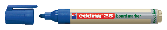 Whiteboardmarker edding 28 Ecoline rond 1.5-3mm blauw afbeelding