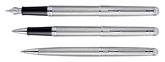 Vulpen Waterman Hémisphère stainless steel CT medium — Foto 2 van 2