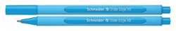Balpen Schneider Slider Edge extra breed lichtblauw