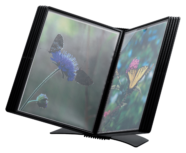 Bureaustandaard Djois Flex-O-Frame Premium A4 10-tassen zwart afbeelding