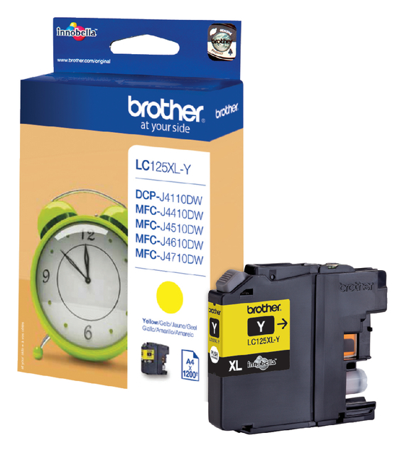 Inktcartridge Brother LC-125XLY geel afbeelding