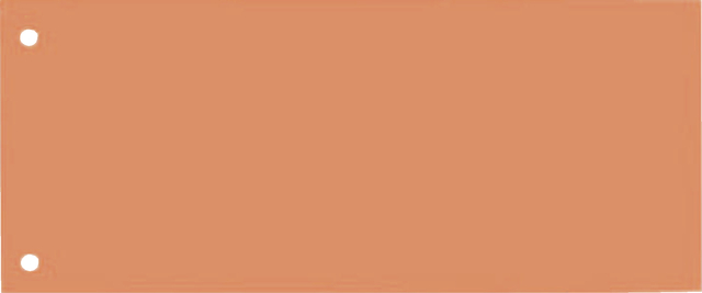 Scheidingsstrook Oxford smal 240x105mm 190gr oranje 100 stuks afbeelding