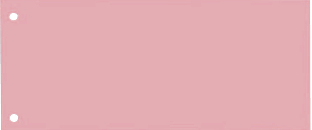 Scheidingsstrook Oxford smal 240x105mm 190gr roze 100 stuks afbeelding