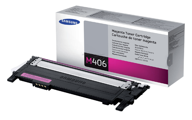 Tonercartridge Sam/hp CLT-M406S rood afbeelding