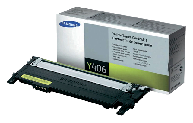 Tonercartridge Sam/hp CLT-Y406S geel afbeelding