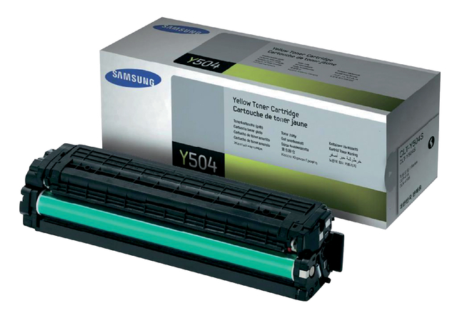 Tonercartridge Sam/hp CLT-Y504S geel afbeelding
