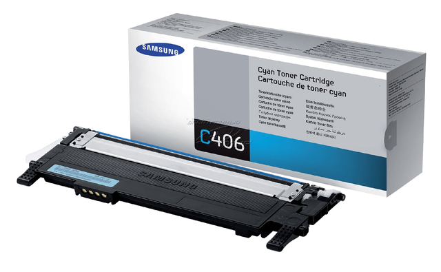 Tonercartridge Sam/hp CLT-C406S blauw afbeelding