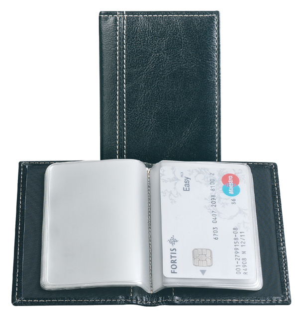 Creditkaart etui Palermo 40stuks zwart afbeelding