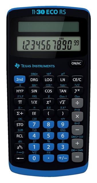 Rekenmachine TI-30 ECO RS afbeelding
