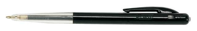 Balpen Bic M10 medium zwart met EAN afbeelding