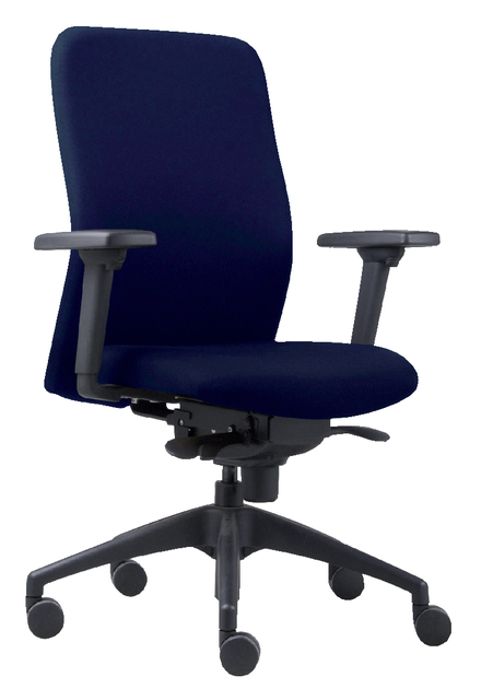Bureaustoel Euroseats Vigo blauw afbeelding
