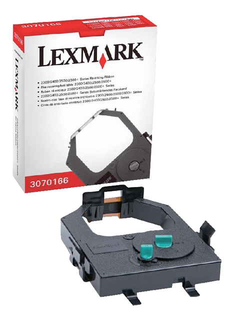 Lint Lexmark 3070166 voor 2300 nylon zwart afbeelding