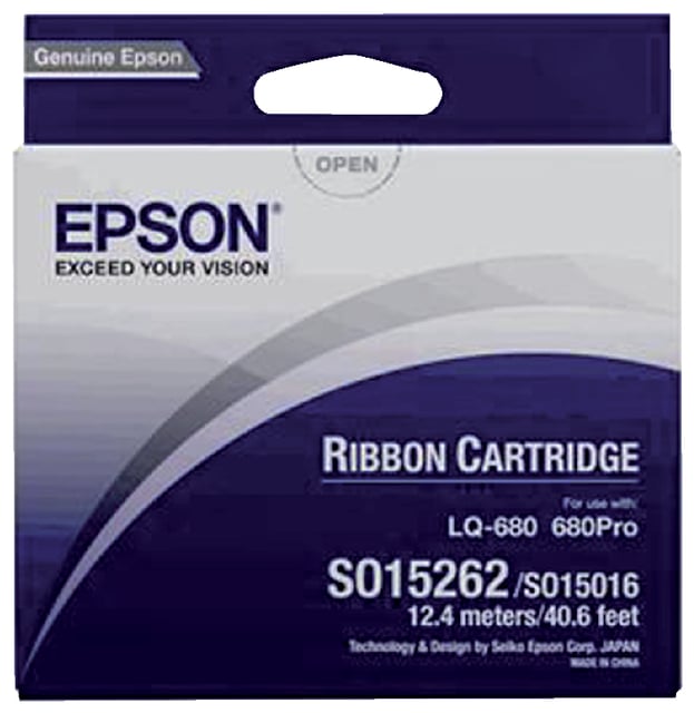 Lint Epson S015262 voor LQ-670 nylon zwart afbeelding