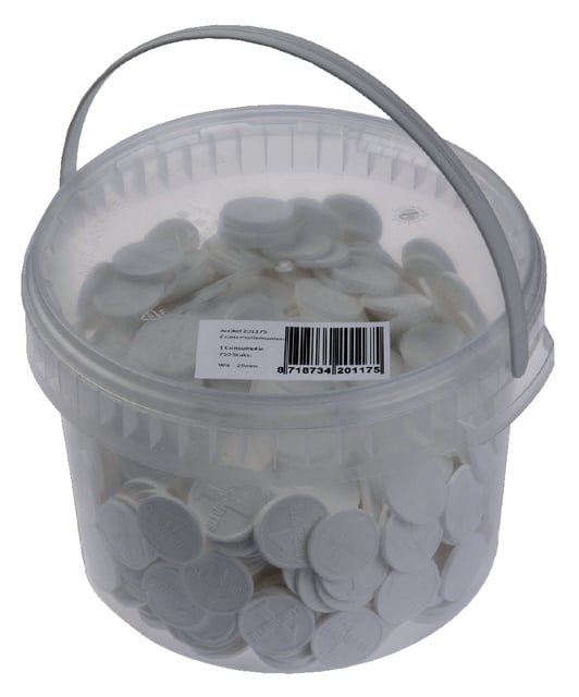 Consumptiemunt Combicraft wit 750 stuks afbeelding