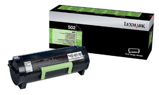 Tonercartridge Lexmark 50F2000 prebate zwart afbeelding
