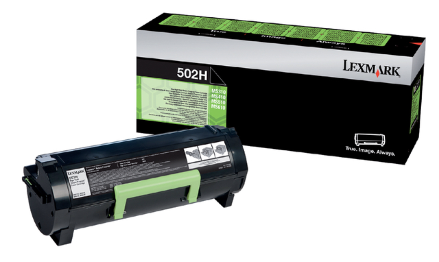 Tonercartridge Lexmark 50F2H00 prebate zwart afbeelding