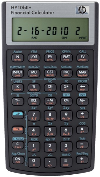 Rekenmachine HP 10BII+ - GK
