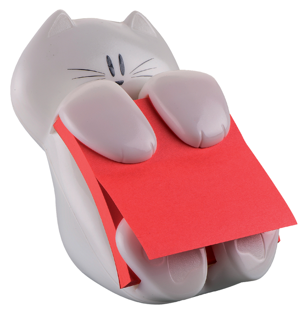 Memoblokdispenser Post-it Z-Notes Kat 76x76mm incl notes roze afbeelding