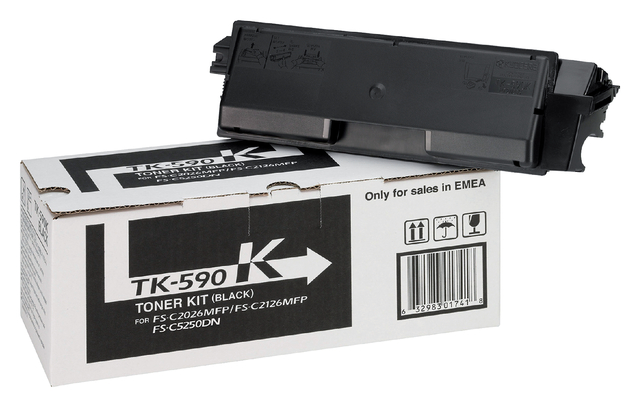 Toner Kyocera TK-590K zwart afbeelding