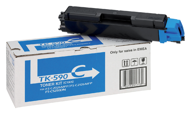 Toner Kyocera TK-590C blauw afbeelding