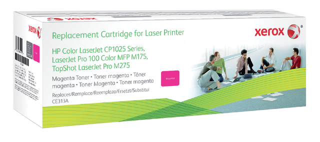 Tonercartridge Xerox alternatief tbv HP CE313A 126A rood afbeelding