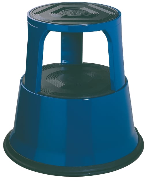 Opstapkruk Desq 420mm metaal blauw afbeelding