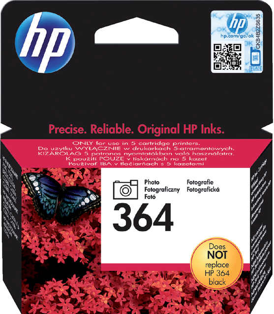 Inktcartridge HP CB317EE 364 foto zwart afbeelding