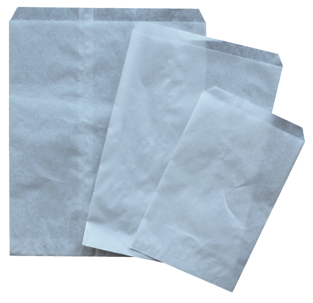 Verpakkingszak IEZZY blanco 260x320mm doos à 1000 stuks wit afbeelding