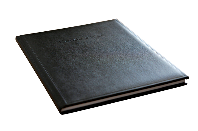 Condoleancealbum Kangaro 260x210mm zwart afbeelding