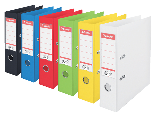 Ordner Esselte No.1 Power VIVIDA 75mm 30% gerecycled PP folie blauw — Foto 2 van 2
