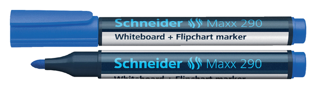 Whiteboardmarker Schneider Maxx 290 rond 2-3mm blauw afbeelding