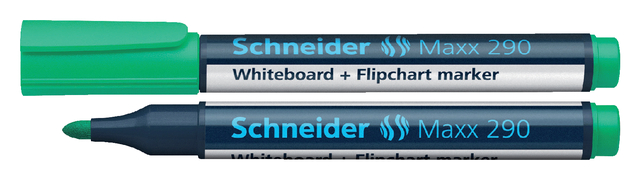 Whiteboardmarker Schneider Maxx 290 rond 2-3mm groen afbeelding