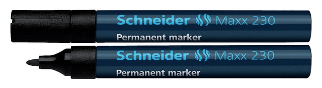 Viltstift Schneider Maxx 230 rond 1-3mm zwart afbeelding