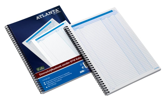Doorschrijfkasboek Djois Atlanta met kopie (carbon) A4 2 geldkolommen wit afbeelding