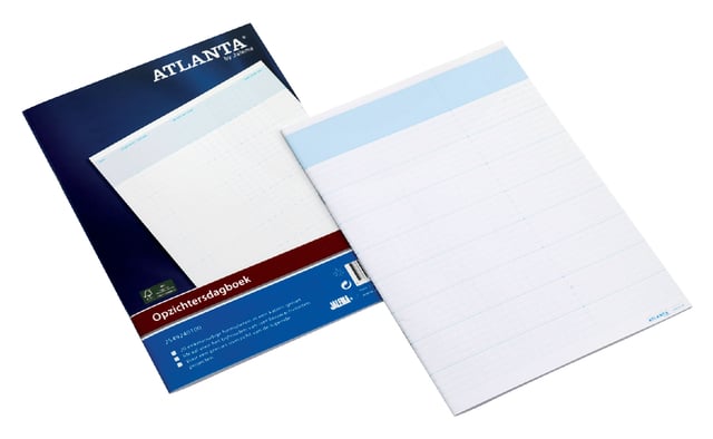Opzichtersdagboek Djois Atlanta 294x207mm 20vel wit afbeelding