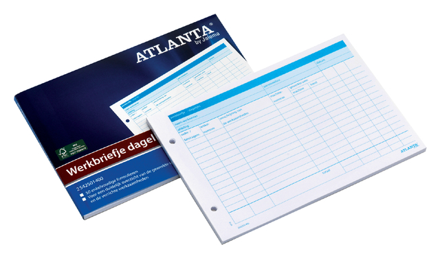 Werkbrief Djois Atlanta A5 dagelijks 50vel afbeelding