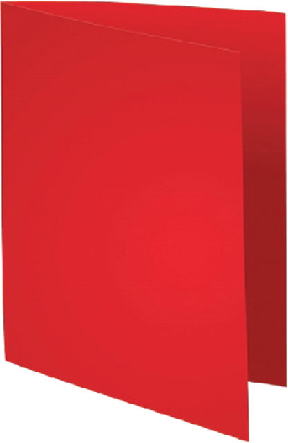 Vouwmap Exacompta Forever A4 170gr rood 100 stuks afbeelding