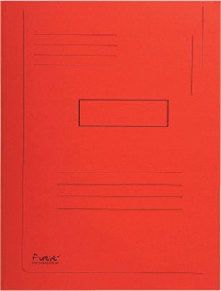 Dossiermap Exacompta Forever A4 2 kleppen 290gr rood