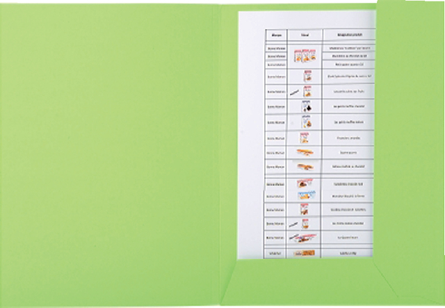 Dossiermap Exacompta Forever A4 2 kleppen 290gr groen afbeelding