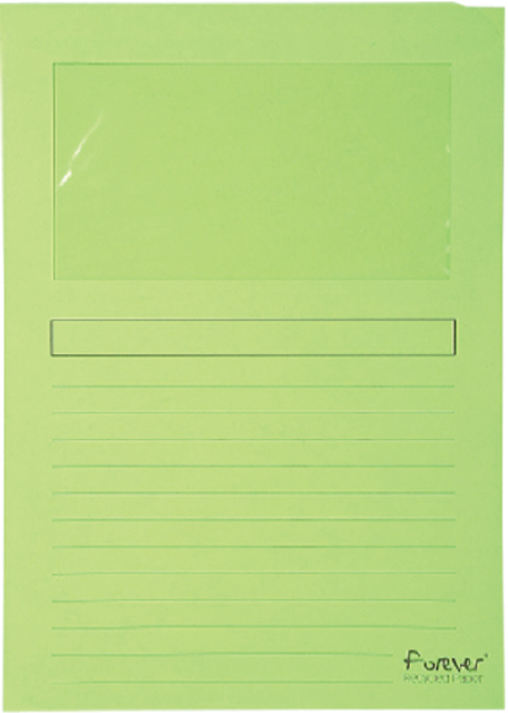 Venstermap Exacompta Forever L-model 120gr lichtgroen 100 stuks afbeelding