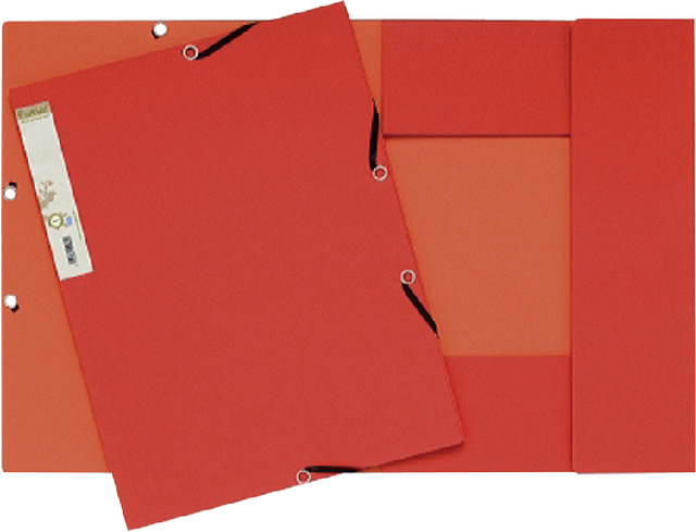 Elastomap Exacompta Forever A4 3 kleppen 380gr rood afbeelding