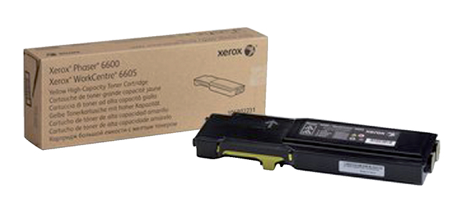 Tonercartridge Xerox 106R02231 geel afbeelding