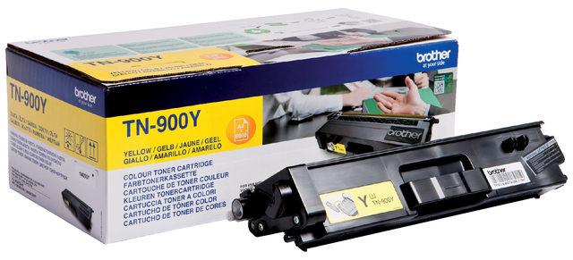 Toner Brother TN-900Y geel afbeelding