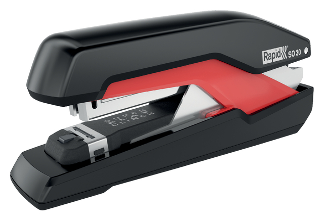Nietmachine Rapid SO30 fullstrip 30 vel 24/6 zwart/rood afbeelding