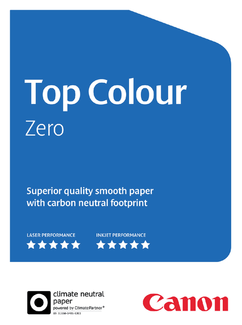Laserpapier Canon Top Colour Zero A3 120gr wit 500 vel — Foto 2 van 2