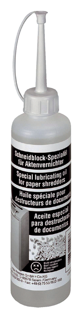 Olie voor papiervernietiger HSM 250ml afbeelding